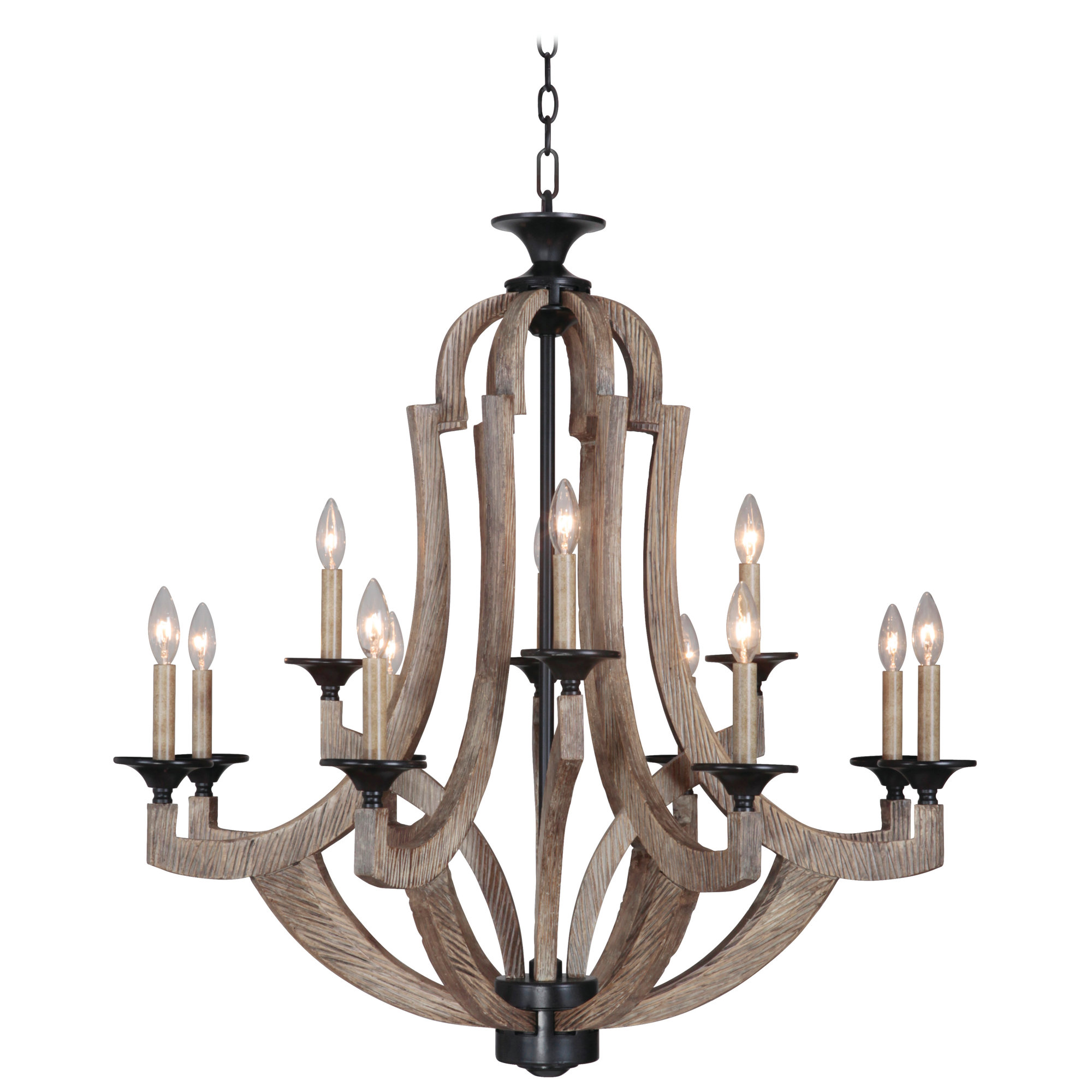 Laurel Foundry Modern Farmhouse Marcoux 12Light CandleStyle